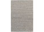 Wollteppich OCI DIE TEPPICHMARKE "SAMBIA", grau (grau, mix), B:200cm H:16mm L:250cm, Schurwolle, Teppiche, reine Wolle, Handloom, hochwertig verarbeitet, natürlich warm