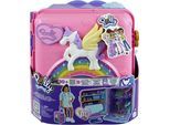 Spielwelt POLLY POCKET "Pollyville Urlaub im Rollkoffer", bunt, Spielfigurenwelten, KinderH:36cm L:28cm T:18cm, Spielwelt, H:36cm L:28cm T:18cm