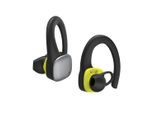 HAMA Sport-Kopfhörer "Wireless Bluetooth Headset, In-Ear Bluetooth Kopfhörer für den Sport", schwarz (schwarz, gelb), Kopfhörer, kabellos, Sport-Kopfhörer