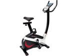 Ergometer CHRISTOPEIT SPORT "AX 4000" Gr. 1, rot (rot, silberfarben, schwarz), Heimtrainer, ohne Unterlegmatte, Ergometer, 150 kg max. Benutzergewicht, Fahrrad, 24 Widerstandsstufen, B:54cm H:136cm L:88cm