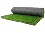 Kunstrasen "FORESTLAND, Gesamthöhe 37 mm, Made in Spain", grün, B:400cm L:350cm, Polyethylen (PE), Polypropylen, PRIMAFLOR-IDEEN IN TEXTIL, Teppiche, Kunstrasen, natürliche Optik, mit Drainagefunktion, ideal für Balkon & Terrasse