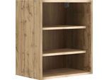 Küchenregal KOCHSTATION "KS-Samos", braun (wotaneiche), B:40cm H:57cm T:20cm, Holzwerkstoff, Regale, Küchenregal, Breite 40 cm