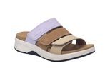 Sandale JOSEF SEIBEL "Estelle 11, beige-multi", Damen, Gr. 39, beige (beige, multi), Obermaterial: 100% Rindsleder Leather cow., Schuhe Sandale