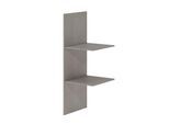 Inneneinteilung HOME AFFAIRE "Schrankinneneinteiler- Zubehör für Kleiderschränke Ametista-Rubino", braun (textiloptik grau, braun), B:49,6cm H:142,7cm T:56,6cm, Holzwerkstoff, Schrankinneneinteiler, Inneneinteilung, inklusiv ein Seitenteil und 2 Einlegeböden