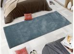 Teppich OCI DIE TEPPICHMARKE "NEW VILLA MELANGE, auch als Läufer und in rund", blau, B:80cm H:20mm L:300cm, Polypropylen, Teppiche, Teppich, dichter Shaggy, melierte uni Farben, robuster Hochflor, Wohnzimmer