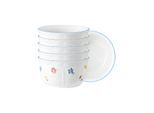 Schale SELTMANN WEIDEN "Müslischalen Sonate Nostalgie ø 15 cm 6er Set weiß", weiß, L:15cm, Schüsseln, Schale