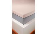 Spannbettlaken BELLANA "bellana deluxe für Topper, mit Elasthan, Premium Jersey 230 g/m²", pearl, 1 Stk., Jersey, 140x200 140x210 140x220 150x200 150x210 150x220 160x200 160x210 160x220 10cm, Jersey, Obermaterial: 95% Baumwolle, 5% Elasthan (LYCRA), Bettlaken, Spannbettlaken, mit 5% Elasthan, für Topper mit 4-10cm Höhe, bügelfrei, faltenfrei