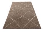 Hochflor-Teppich OCI DIE TEPPICHMARKE "Stockholm" Gr. 31, braun, B:140cm H:30mm L:200cm, Kunstfaser, Teppiche, Langflor, Shaggy, Wohnzimmer