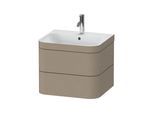 Duravit Möbelwaschtisch-Unterschrank Happy D.2 Plus 57,5x49cm, 1 HL, leinen, 2 Schubkästen (HP4635O7575)