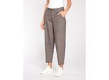 Weite Jeans GANG "GANG Hosen Balloon 94ANTONIA CROPPED", Damen, Gr. 30, Einheitsgröße, grau, Stoff, 65% Polyester, 32% Viskose, 3% Elasthan, Jeans