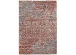 Teppich OCI DIE TEPPICHMARKE "JUWEL SILENTA" Gr. 3, rot (rosenholz), B:120cm H:20mm L:170cm, Polyester, Polypropylen, Teppiche, Teppich, Kurzflor, Wohnzimmer, Marmor Optik, Hoch Tief Effekt