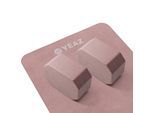 Yogablock YEAZ "Set - Yoga-Blöcke & Handtuch NEXT LEVEL", pink, Yogakissen