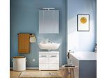 Badezimmer Linus 2-tlg. Weiß mit LED