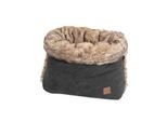 PET & Co. Pet & Co Hunde Kuschelkordel (Kunstfell) hellgrau/ dunkelgrau M