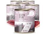 REAVET Hunde Nassfutter - Ente PUR 6x800 g