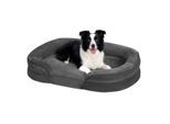 FEANDREA Hundebett, Hundekissen, abnehmbarer, waschbarer Bezug, rutschfest M-XXXL