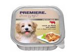 PREMIERE Petit Pâté Nassfutter Hund, Adult, Rind und Leber 44x150 g