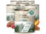 REAVET Hundenassfutter - Fasan mit Buchweizen an Kürbis & Himbeeren 6x800 g