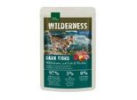 REAL NATURE WILDERNESS Nassfutter Katze, Adult, Dark Fjord, Wildschwein mit Ente und Rentier 12x85 g
