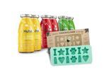 SmoothieDog Klassik 6x 250 ml + Eiswürfelform