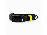 THE DOG IDEA Biothane Halsband Schwarz Klickverschluss M