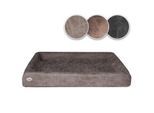 SABRO KUDDE Hundebett Wildleder taupe 60 cm, 70 cm