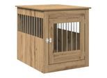 VidaXL Hundekäfig im Möbel-Stil eiche 80 cm, 64,5 cm, 71 cm