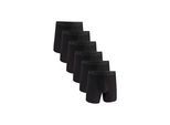 Boxershorts UNDER ARMOUR "Boxershort UA PERFORMANCE TECH MESH -SOLID 6 IN 6PK 6er Pack", Herren, Gr. L, schwarz, Obermaterial: 88% Polyester Pol. recyc.. 12% Elasthan EL., Unterhosen