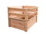 Möbelix , Lärchefarben , Holz , Lärche , 700 l , 124x73x91 cm , Freizeit im Garten, Gartenpflege, Hochbeete, Hochbeete