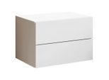 P & B , Weiß , Holzwerkstoff , 2 Schublade(n) Schubladen , 42x28 cm , hängend ,