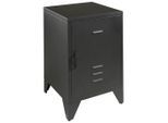 Vipack , Schwarz , Metall , 40x60x40 cm ,