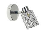 Möbelix , Chromfarben, Transparent , Metall, Glas , 8 cm , RoHS, Europäischer Sicherheitsstandard , einfach zu transportieren ,