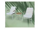 Möbelix , Beige , Holz, Glas , Füllung: Polyester , 78.3x65.8x87 cm , Gartenmöbel, Gartenmöbel-Sets, Gartengarnituren