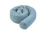 Julius Zöllner Nestchenschlange, Mintgrün, Textil, Uni, Füllung: Faserbällchen, 14x180 cm, Textiles Vertrauen - Oeko-Tex®, Made in Germany, Schlafen, Babybett-Ausstattung, Babynestchen, Bettschlange