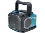 Bluetooth-Lautsprecher MAKITA "»MR014GZ«", blau (türkis), H:20,5cm T:24,3cm, Lautsprecher, Bluetooth-Lautsprecher, ohne Akku, ohne Ladegerät