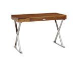 WOHNLING WL6.539 Schreibtisch Sheesham 120 cm x 55 cm x 78 cm