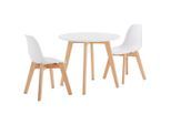 Mid.you Kindersitzgruppe, Natur, Weiß, Holz, Kunststoff, Buche, massiv, Kinder- & Jugendzimmer, Kindermöbel, Kindersitzmöbel & -tische, Kindersitzgruppen