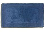 Badematte MÖVE "Loft" Gr. 3, blau (china blau), H:22mm, Baumwolle, Badematten, Badematte