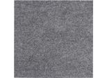 Teppichfliese ANDIAMO "Abbo, selbstklebend, Gesamthöhe 4 mm", grau, B:40cm L:40cm, Obermaterial: 100% Polypropylen, Teppiche, Bodenschutz, quadaratisch 40x40 cm, 25er Set, 50er Set, 100er Set