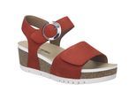 Sandale JOSEF SEIBEL "Quinn 16, rot", Damen, Gr. 40, rot, Obermaterial: 100% Rindsleder Leather cow., Schuhe Sandale