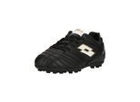 Fußballschuh LOTTO "Stadio 705", Mädchen, Gr. 37, schwarz-weiß (schwarz, weiß), Lederimitat, Schuhe Fußballschuh, mit innovativen Technologien