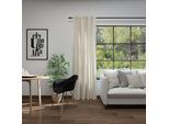 Vorhang NEUTEX FOR YOU "Linessa" Gr. 1, beige, B:137cm H:245cm, Jacquard, Polyester, Gardinen, HxB: 245x137, Schal mit verdeckten Schlaufen