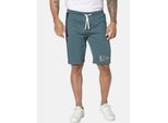 Jogginghose JAN VANDERSTORM "Doppelpack Jogginghose HARAL", Herren, Gr. 5XL, N-Gr, rot (dunkelrot petrol), Obermaterial: 100% Baumwolle CO., Hosen Jogginghose