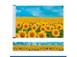 Balkonsichtschutz MAXIMEX "verschiedene Motive", motiv sonnenblumen, H:85cm L:500cm, Kunststoff, Markisen, 5 m, UV- und witterungsbeständig, schnelltrocknend und reißfest