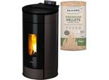 Pelletofen FREEPOINT "Globe airtight", schwarz (anthrazit), Kaminöfen, Pelletofen, 352 W, 230 V