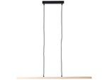 BRILLIANT LED Pendelleuchte "Arion", schwarz (schwarz, holz), 1 Stk., Leuchten, aus Holz, 150 cm Höhe, 103 cm Breite, 2400 lm, 3000 K, LED Pendelleuchte