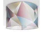 PACO HOME Deckenleuchten "Kosy 310", weiß, 1, Ø 45,5cm H: 29,5cm, Leuchten, Deckenlampe LED Wohnzimmer Und Schlafzimmer, Pastellfarben, E27, Deckenleuchten