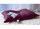 Sitzsack KINZLER "XXL Outdoorfähig", lila (brombeer), B:140cm H:20cm T:180cm, Polyester, Sitzsäcke, Sitzsack, Uni Farben, Outdoor geeignet, ideal im Wohnzimmer & Kinderzimmer