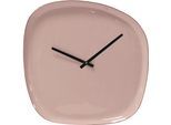 Wanduhr MIRRORS AND MORE "TOMO", mokka, Wanduhren, Wanduhr, Organische Form