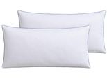 Federkissen HANSE BY RIBECO "Lina", weiß, B:80cm L:40cm, Bezug: 100% Baumwolle. Füllung: 90% Entenfeder, 10% Entendaune, Kopfkissen, Federkissen